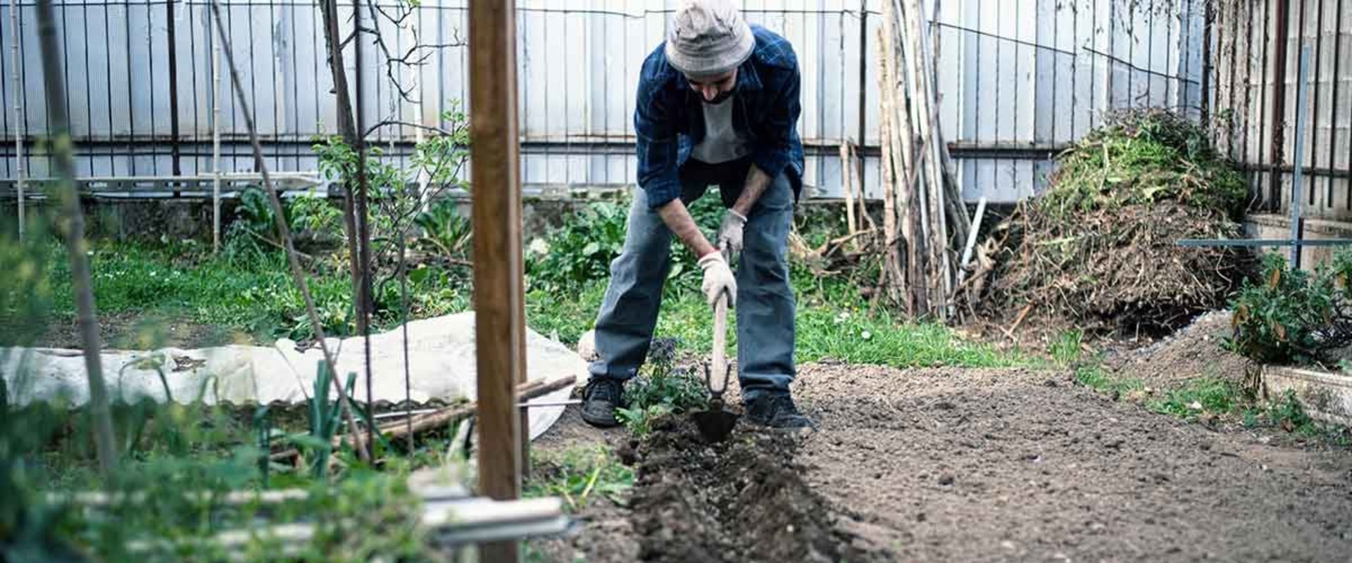 How do you start a garden from scratch in the ground?